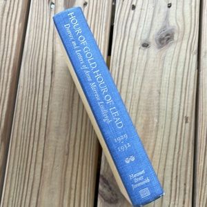 Anne Morrow Lindbergh Hour Of Gold, Hour Of Lead Diaries & Letters HC Book